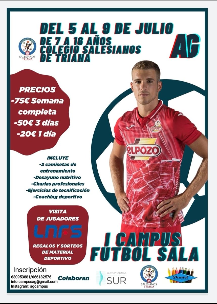 campus_ag's tweet photo. ⚽️¡NO TE QUEDES SIN TU PLAZA!⚽️ https://t.co/5DeEUB47RO