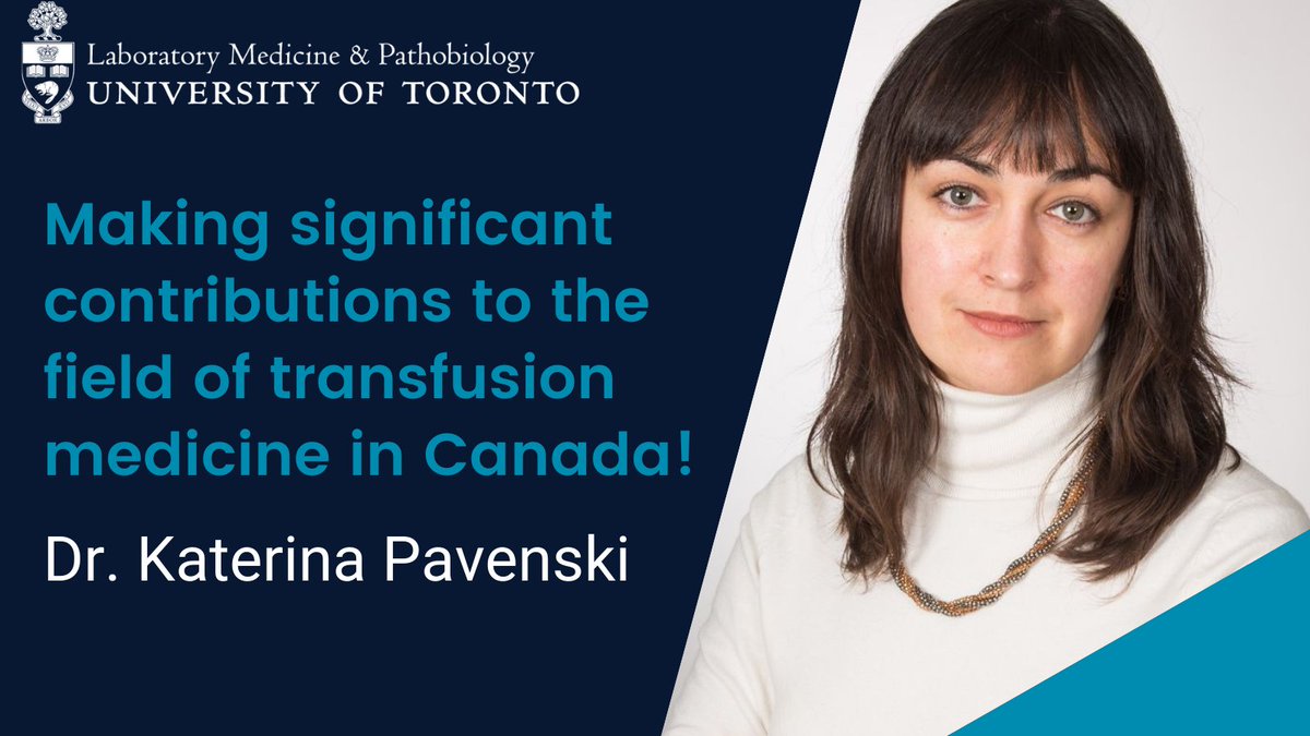 Congratulations to Dr. Pavenski <a href="/UnityHealthTO/">Unity Health Toronto</a> who received the @CanSocTransMedOrtho Award, which recognises a person who has made significant contributions to the field of transfusion medicine in Canada!
transfusion.ca/About-CSTM/Awa…