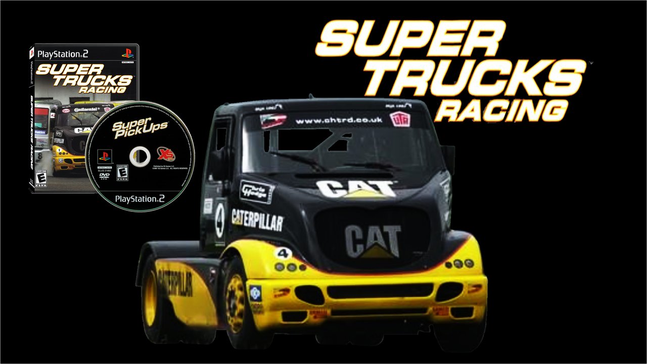 Revivendo a Nostalgia Do PS2: Super Trucks Racing DVD ISO RIPADO PS2