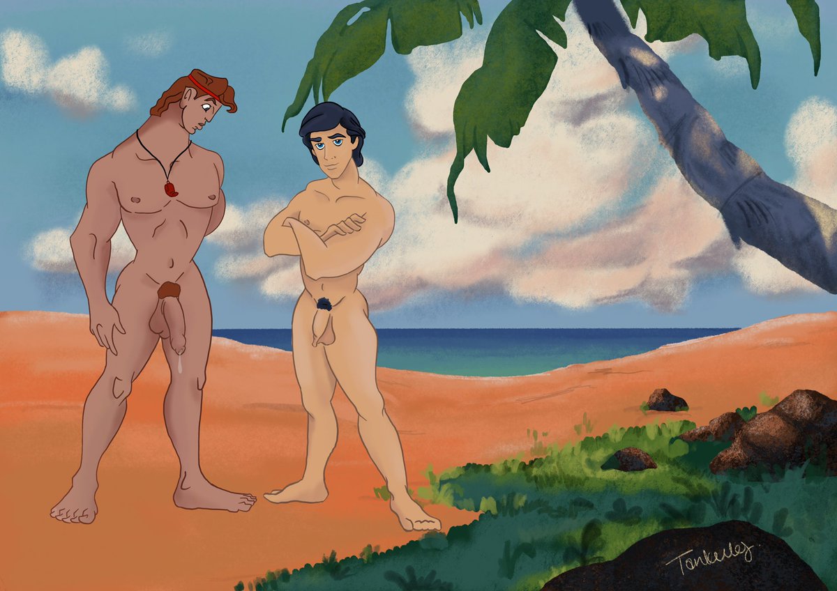 A drawing from a while back #gaydisney