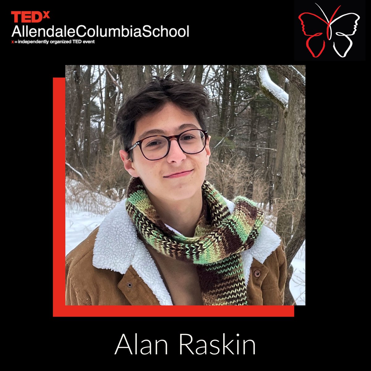 TEDxACSchool's tweet photo. Speaker Announcement #1: Alan Raskin is a junior at Pittsford Sutherland High School, an advocate of social justice, and above all, a member of "Gen Z" who watched how fellow teens took activism to new platforms in recent years. https://t.co/RPNgsRNvmY