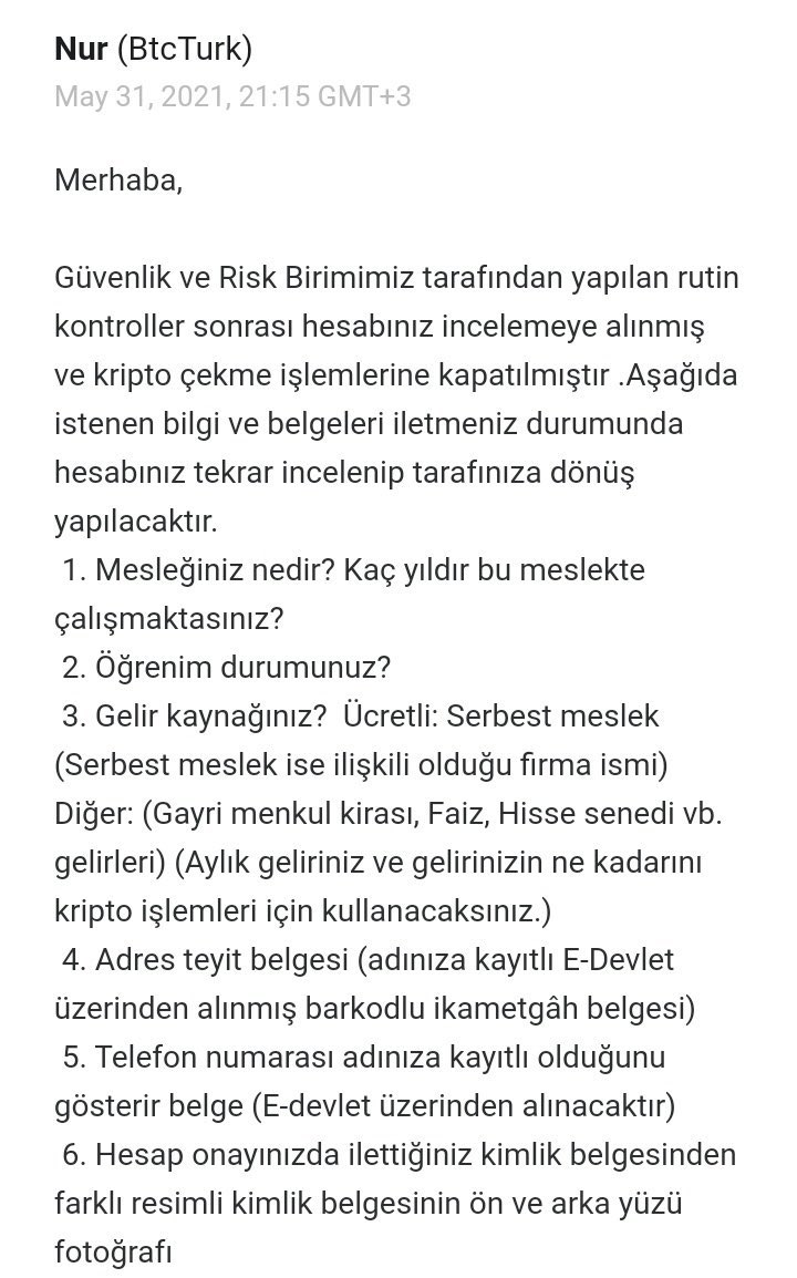 barisbuyuktas's tweet photo. Binance dahil hiçbir borsa bulunmaz değil. 2017'de polo ve bittrex çok popülerken bir anda binance çıkıp tahtı almıştı. Yeni borsalar da çıkıp şuanki borsaların yerini alabilir. Kullanıcılarınıza adam akıllı davranın.

Şu istenenleri gördükten sonra bize bunu söylemek düşüyor; https://t.co/ljYDlxXk20