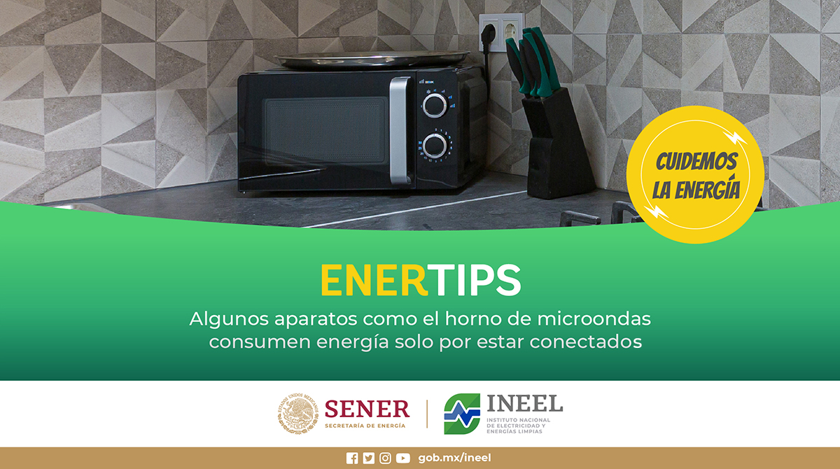 INEEL_MX's tweet photo. Te compartimos algunos de los #ENERTIPS de #EficienciaEnergética implementados en el #INEEL.

Algunos aparatos como el horno de microondas consumen #Energía solo por estar conectados, debido a que la pantalla permanece encendida.

¡Ahorrar energía es tarea de todos y todas! https://t.co/gZiIH8mwu8