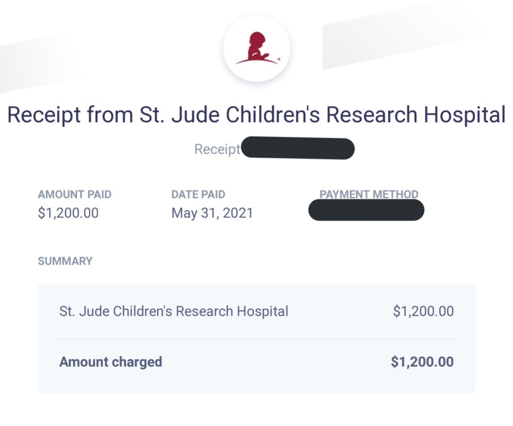 McLaffyTaffy's tweet photo. Promised chat I'd match the @DesignByHumans contribution to @StJudePLAYLIVE from the sale of our charity shirts.

Chat bought over a hundred shirts, so I'm a man of my word. Easiest money I've ever spent.

#ForTheKids https://t.co/k6CMO48edV