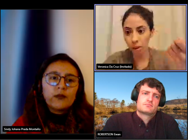 DirInves_FULL's tweet photo. @ASCUN1 @UniLibertadores #Ahora se desarrolla el #FullWebinar con nuestros #FullInvitados Veronica Da Cruz y Ewan Robertson, modera nuestra #FullDocente y #FullInvestigadora Sindy JohanaPrada Montaño.
Quienes quieran participar aún pueden hacerlo.
#FullInvestigaciones #FullGrupo #Derecho y #Política https://t.co/j1vzZWn5bC