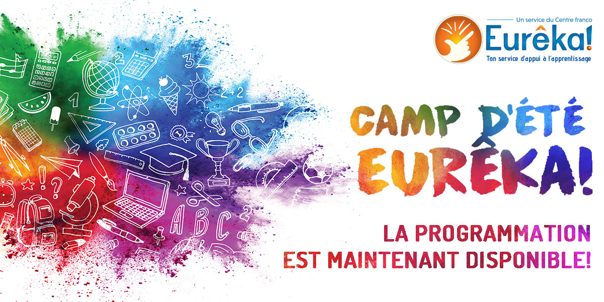Le camp d’été Eurêka! est de retour cette année! Vos élèves pourront assister à des ateliers virtuels amusants tout l’été et d’autres pour les préparer à la prochaine rentrée scolaire. Découvrez la programmation dès maintenant au moneureka.ca/camp-dete-eure….
