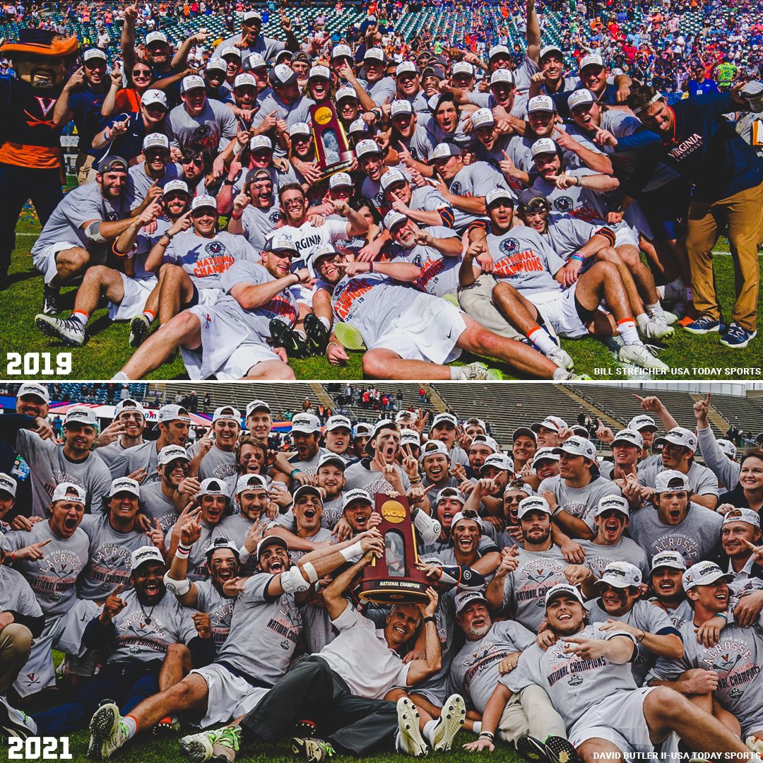 RUN IT BACK, HOOS! ⚔️ For the first time program history, @UVAMensLax wins back-to-back National Championships!