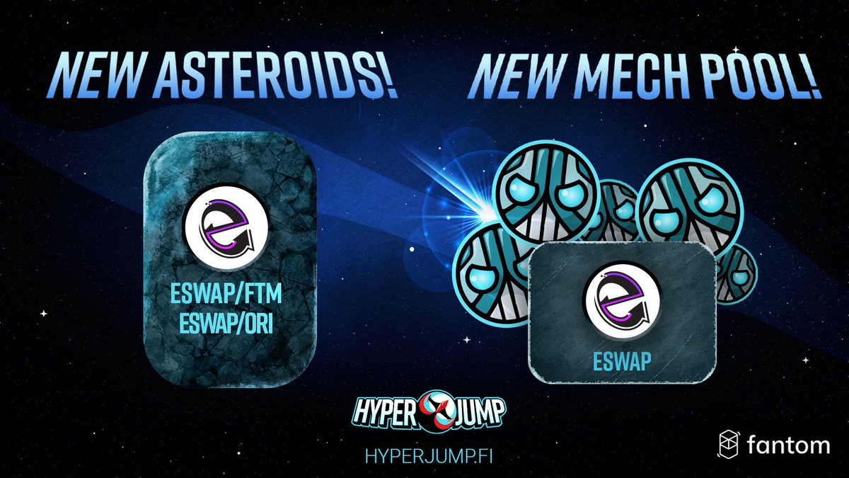 Hyperjump_fi's tweet image. What happens when you bring Bots🤖 and Mechs🦾 together? Maximum returns for the #HyperCrew🧑‍🚀

Check out our latest addition to the #AsteroidField☄️ and #MechWorkshop⚙️ with @e_swapping

Unleash your inner cyborg and earn maximum yield at hyperjump.fi🚀

$AURORA $ORI