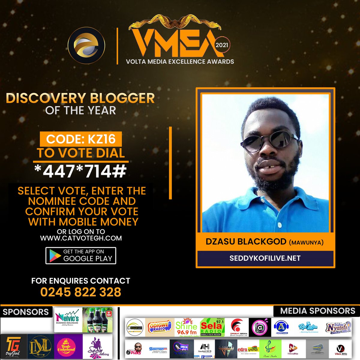 dzasublackgod's tweet photo. You’ve got to vote, vote, vote, vote. That’s it; that’s the way we move forward.💯 #VoltaMediaExcellenceAwards21
#DiscoveryBloggerOfTheYear
#NomineeCode KZ16
#VotingCode *447*714#
Don't Be Stressed, Vote For The Best.
#DzasuBlackgod https://t.co/88ci8wB4KI