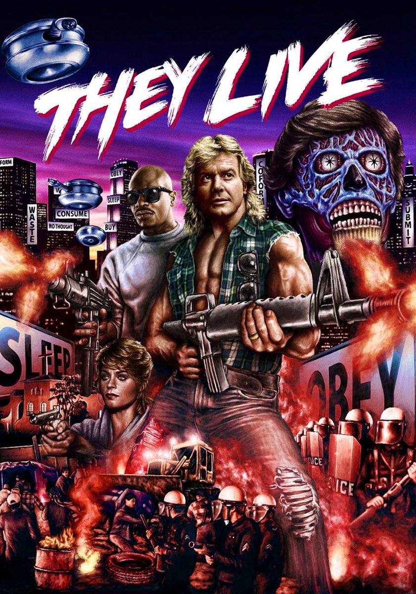 1carolinagirl's tweet image. 🛸💀🛸John Carpenter’s They Live🛸💀🛸