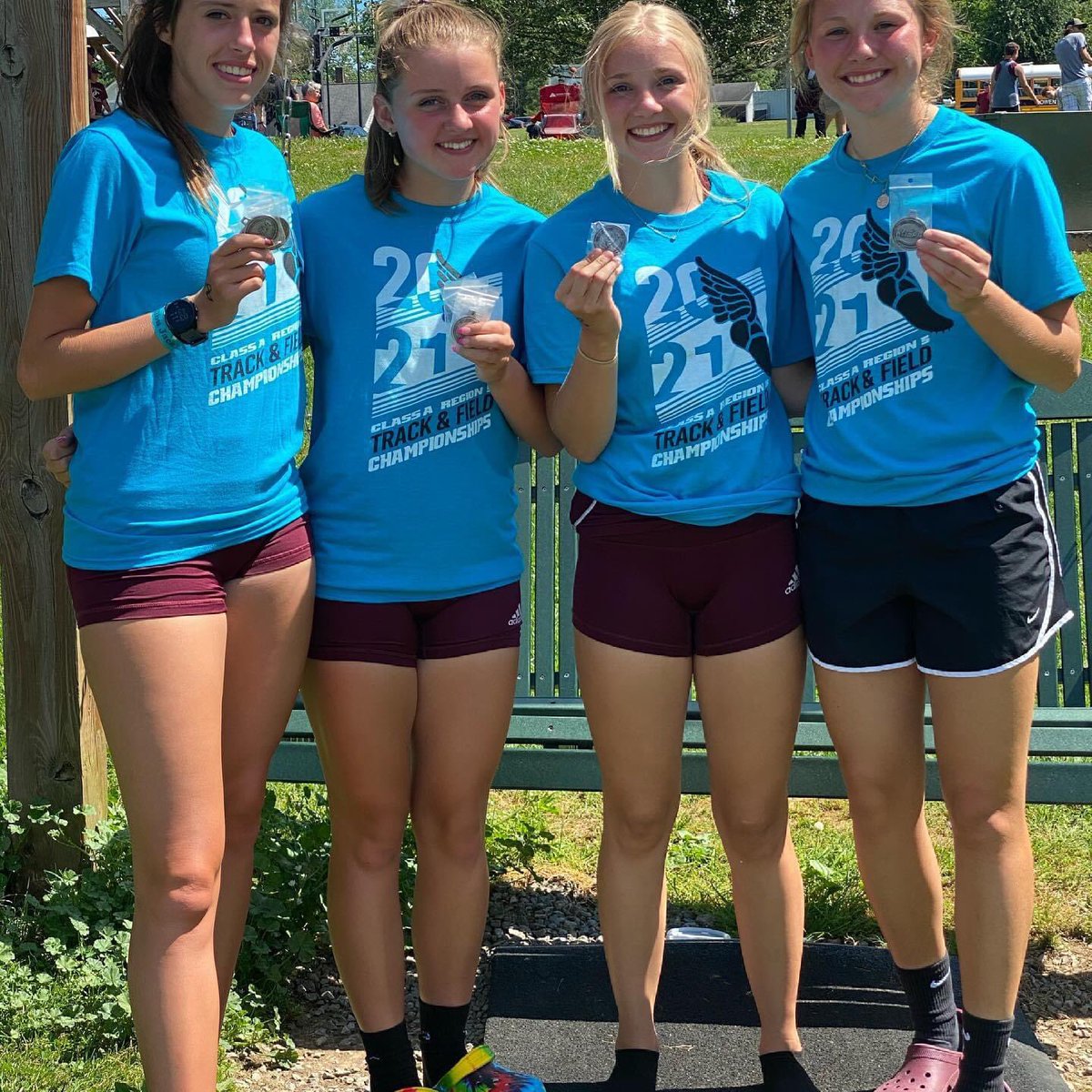 Girls 4x400 also state bound #RunninRebels