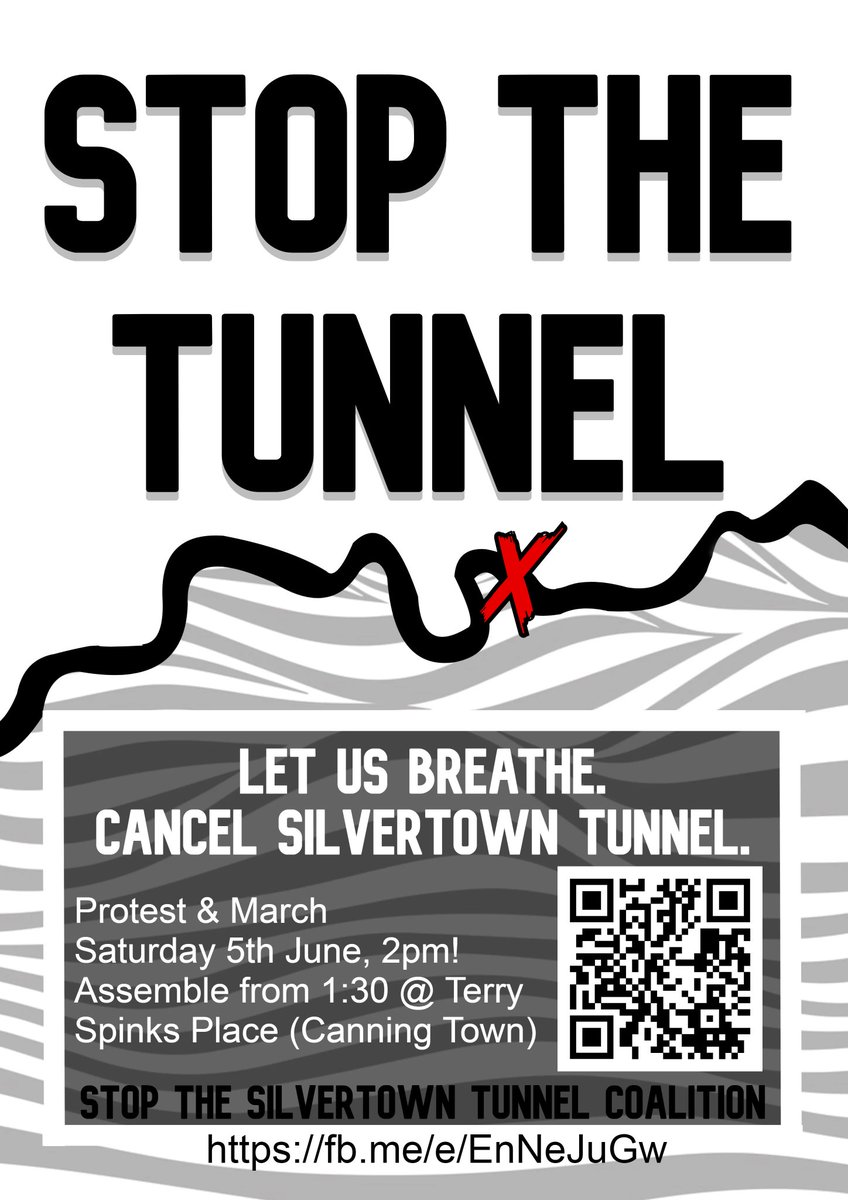 Join us on the march against the Silvertown Tunnel this Saturday 5 June @ 1.30pm in Terry Spinks Place, London E16 1GU (off Rathbone Street, Canning Town). We will be assembling under our red LGND flag, so come and find us! 🚩
#NoToxicTunnel
#NoClimateDenial
#NoSilvertownTunnel