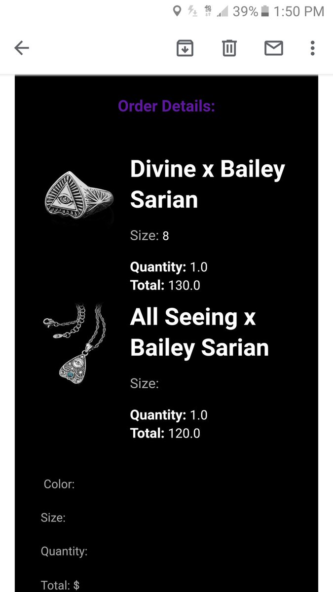 Trishthadish13's tweet photo. @BaileySarian only for you would I spend this kind of money! 👌💕 https://t.co/ifXvYSb4NW