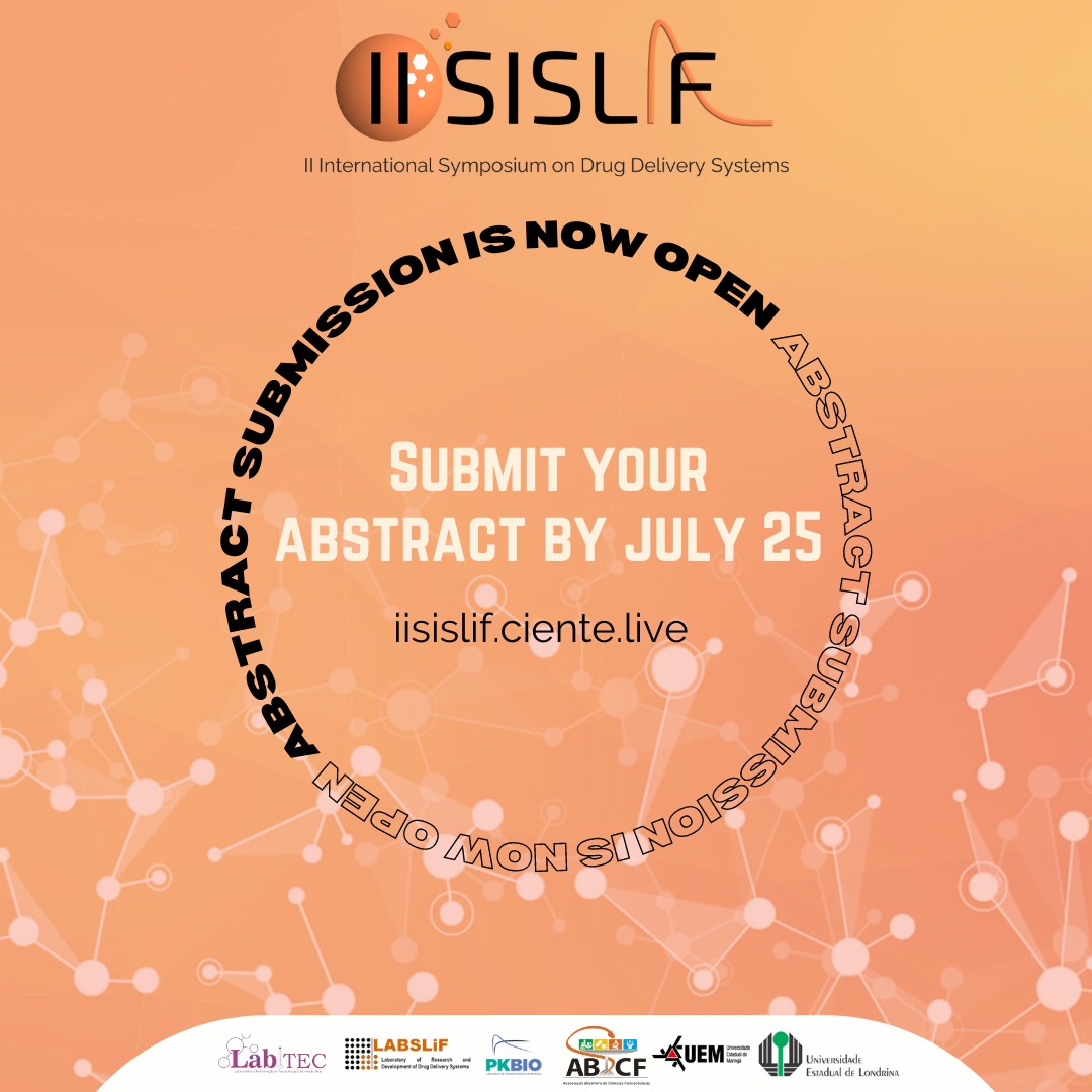 sislif2021's tweet photo. ✨ABSTRACT SUBMISSION IS NOW OPEN! 
To submit your abstract access the link available in our bio.
Join us 
Deadline: July 25th.
✨ A SUBMISSÃO DE RESUMOS ESTÁ ABERTA!
Para enviar seu resumo acesse o link disponível em nossa biografia.
Junte-se a nós
Prazo: 25 de julho.
#sislif https://t.co/gX8qcdutVn
