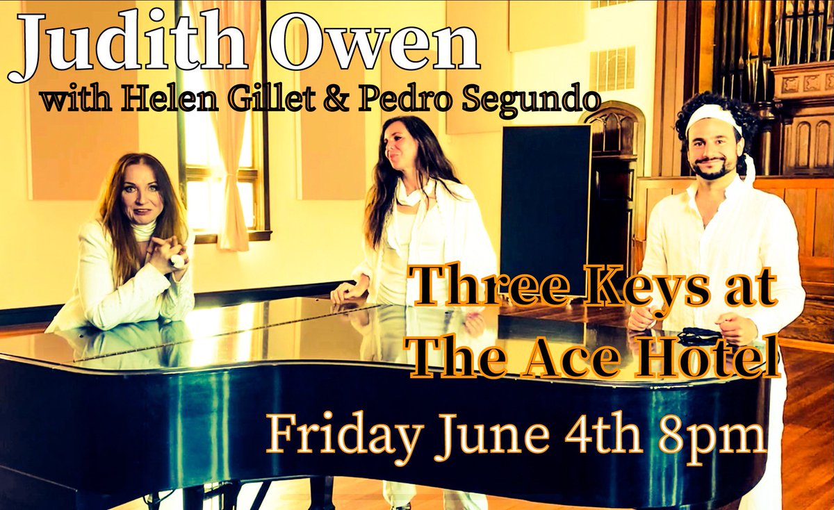 Really looking forward to this show with Helen and Pedro 
First time playing at <a href="/aceneworleans/">aceneworleans</a>’ fab listening room. Come down if you happen to be in NOLA. 
If not I’ll stream/film some “live” for your viewing pleasure J💕🎶