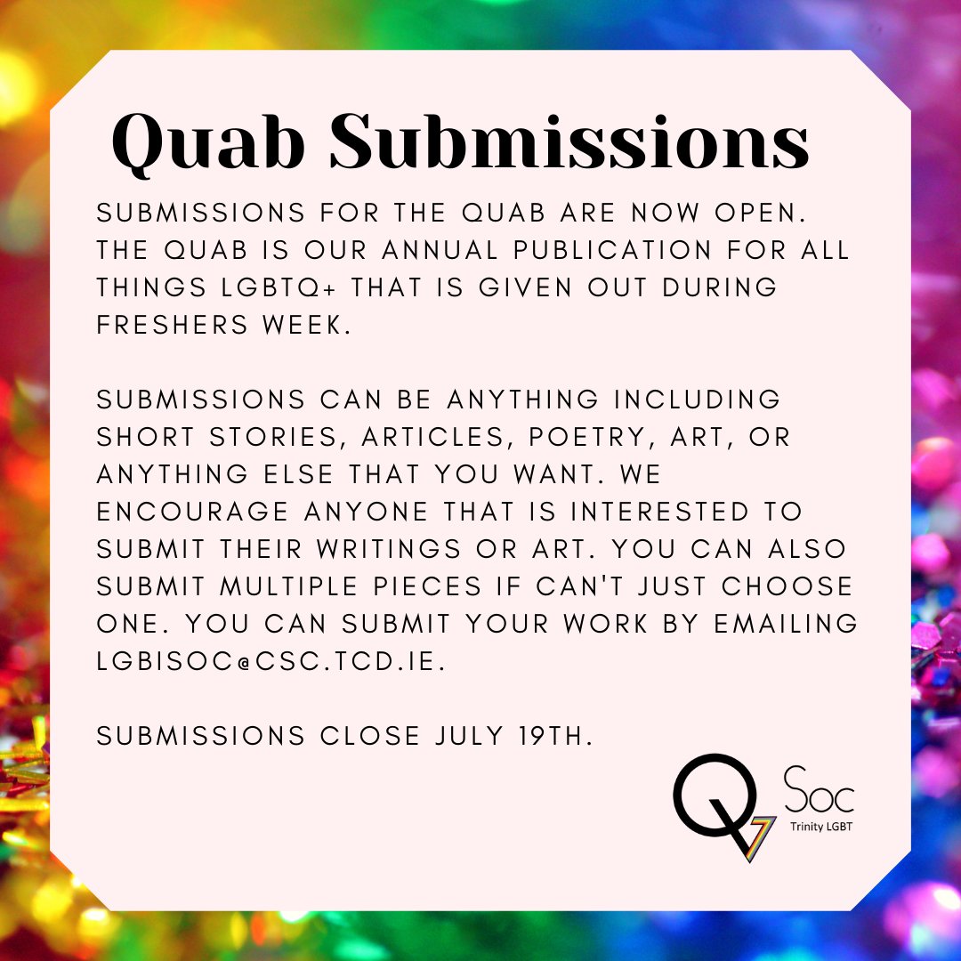 Q Soc, Trinity LGBT tweet media