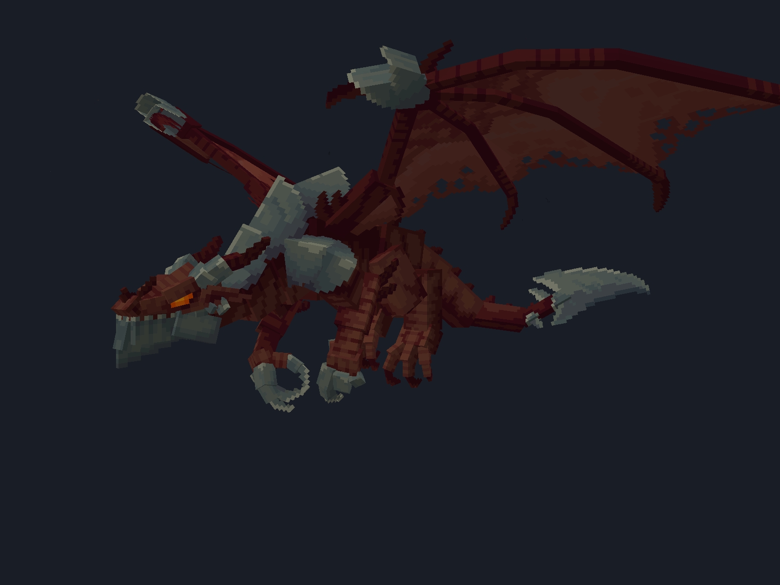 Dragon Player Model for Minecraft (Low Detail)