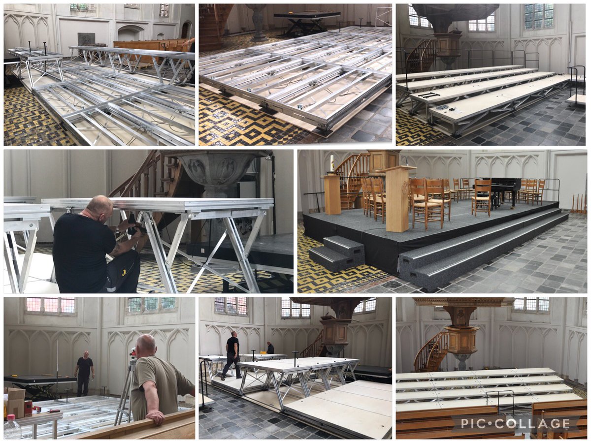 Het aftellen is nu echt begonnen...
Volgende week start de bouw van het nieuwe #Airstage #podium in het nieuwe pand van de #NUTSschool in #Oldenzaal 💛💙 #zinin #airstage #multifunctionelevloer #podiummetgasveren
(Foto bouw Airstage podium in de Koorkerk in Middelburg)