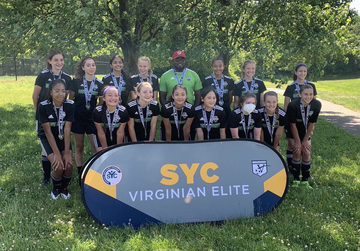 Congratulations to the Elite 07G ladies on finishing as a finalist in <a href="/vaesoccer/">The Virginian</a> Virginian tournament this weekend. 💙💚⚽️💚💙