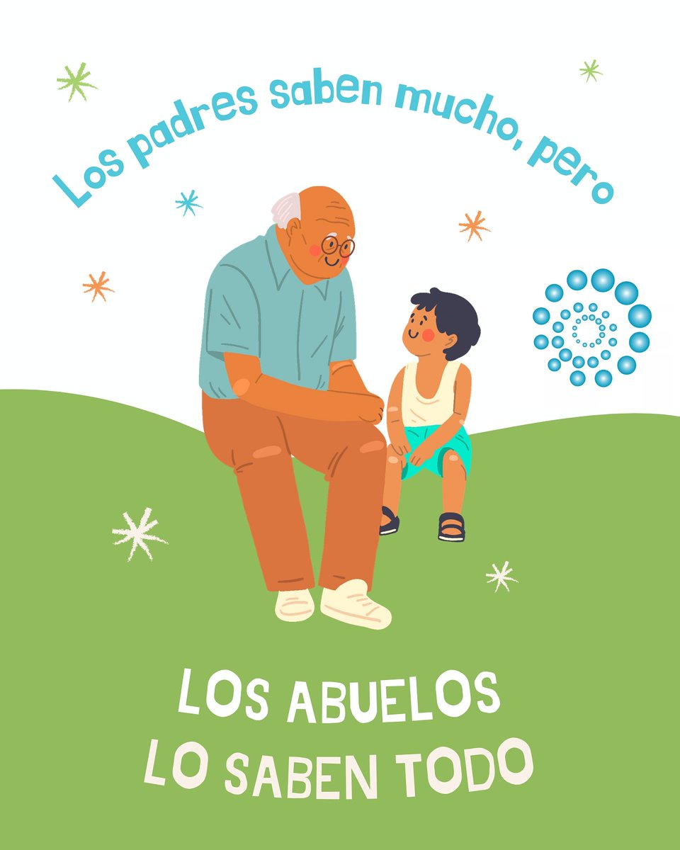 No hay en nuestras vidas cómplice más hermoso que los abuelos; en ellos tenemos a un padre, a un maestro y a un amigo.

#ElPaisDeLaNiñez #BuenLunes
