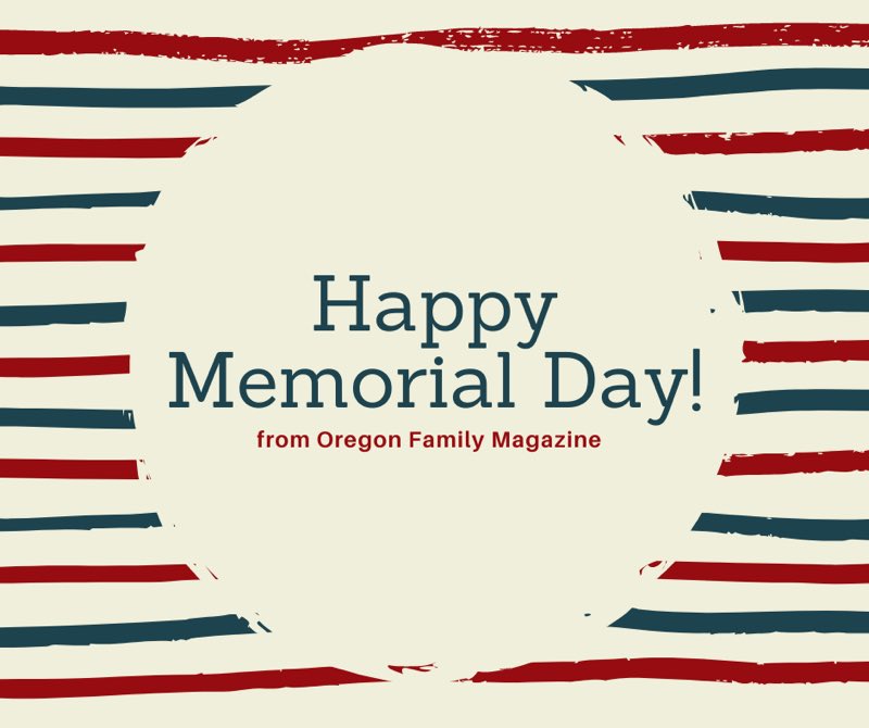 Oregon_Family's tweet photo. Happy Memorial Day! Let us take the time to honor the brave men and women who serve! #MemorialDay https://t.co/aW7QRDAlfC