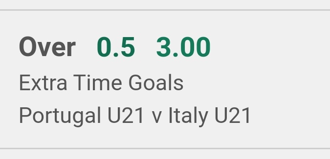 wizard_season's tweet image. Stake 0.5% (low)

Euro U21 Championship