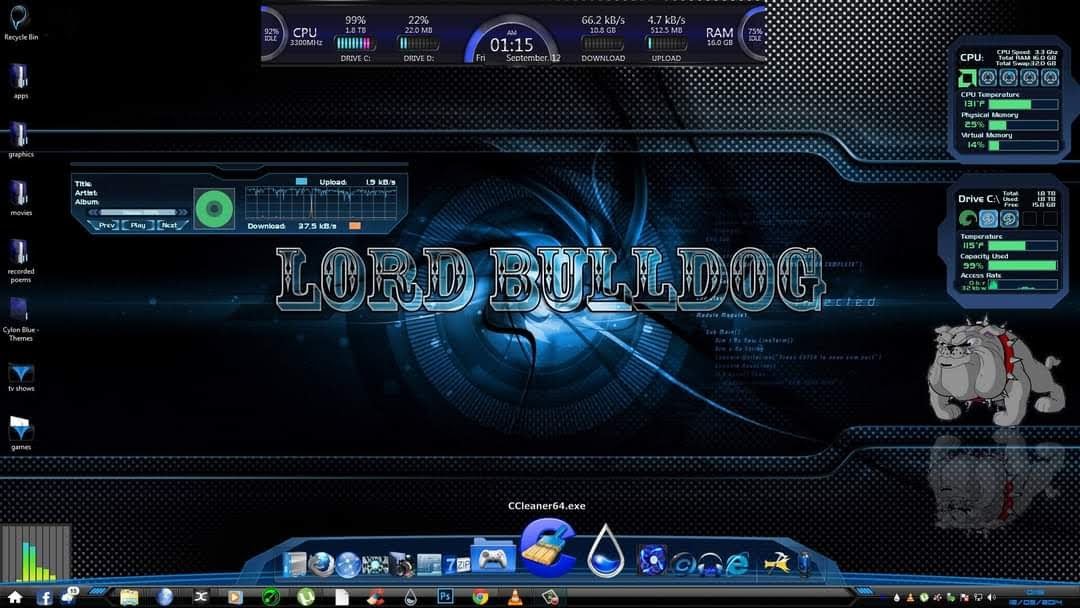lordbulldog's tweet photo. Hi guys just been looking at all the different windows themes and set ups I've had over the years any one want to show their own?
What ever desktop I think is the best will win a random steam key good luck :) #sharedesktop #GiveawayAlert #windowstheme #ContestAlert https://t.co/4wSgAOsfgc