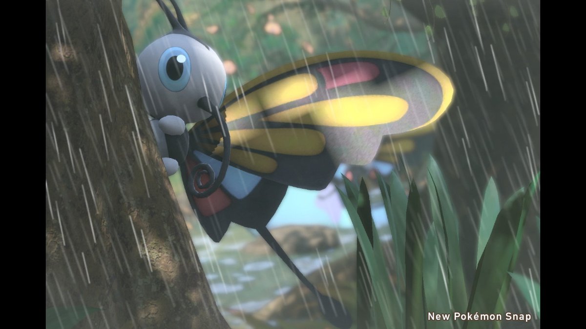 レア ポケモンスナップ A Twitter 羽休め プロフォトグラファーが審査するポケスナフォトコン 01 アゲハント Newポケモンスナップ