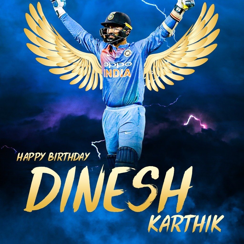 Happy birthday Dinesh karthik 