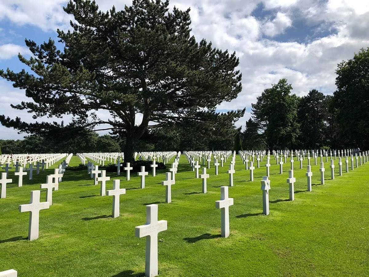 In memoriam #omahabeach #uscemeterynormandy #memorialday