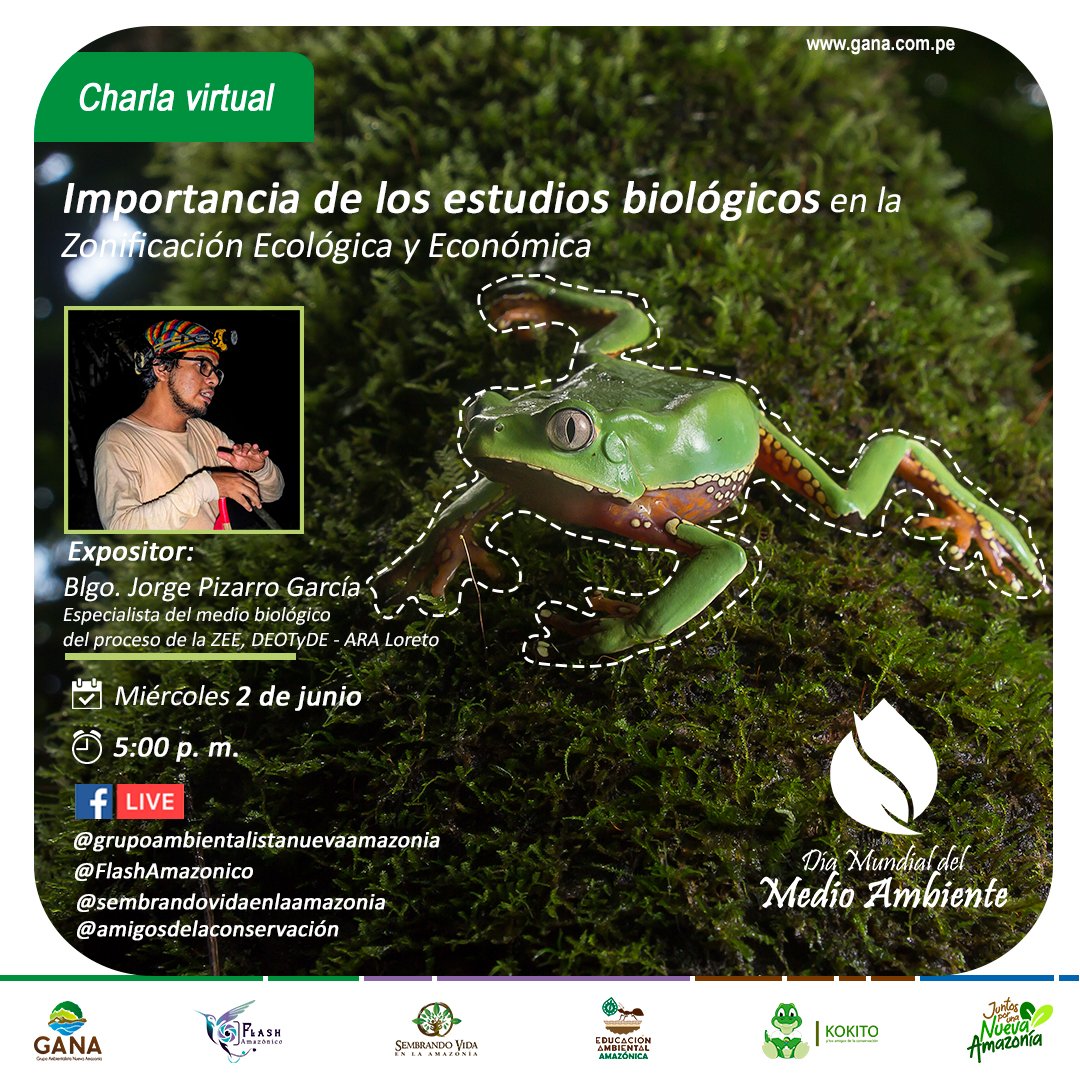 kokitoamazonia's tweet photo. #DíaMundialDelMedioAmbiente 
#AmigosDeLaConservación
https://t.co/rH0szVyfBY 🐊

✅ Inscríbete y participa en nuestras actividades virtuales este 1 y 2 de junio:
https://t.co/DSNjI8tgAY

Amando nuestra amazonía 💚
#NuevaAmazonía https://t.co/jWTF0CGvEn