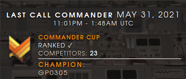 ThePvPStadium's tweet photo. Congrats to our Last Call #CommanderCup champion!
#OrlandoPvP https://t.co/kCZnno8fo6