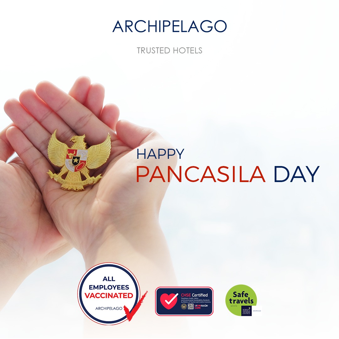 Happy Pancasila Day!
-
#trustedhotels #trust #staysafe #safetravels #archipelagointernational #holidayseason #pancasiladay