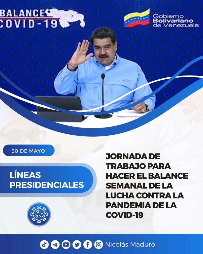 CarnetDLaPatria's tweet image. #ATENCION Estamos en la  #SemanaRadicalConciente, en este sentido, el Presidente @NicolasMaduro orientó las #LíneasPresidenciales que desde el #SistemaPatria te compartimos.

¡No bajes la guardia! ¡Vamos a Cuidarnos!