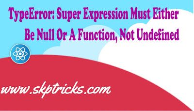 #React Errors : Super expression must either be null or a function https://t.co/2Jgo8MZtNI #JavaScript https://t.co/Ft1lHtPXF2