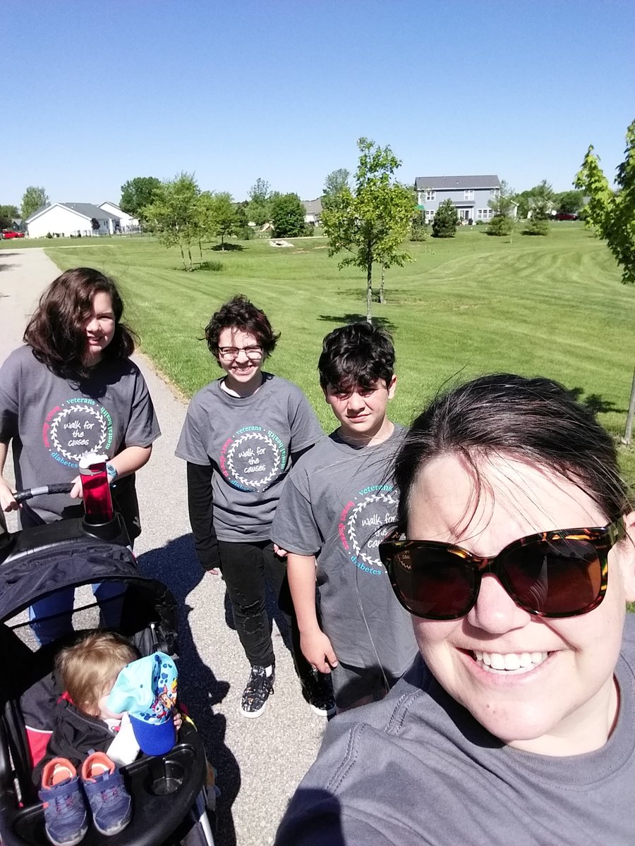 PoppeMrs's tweet photo. My oldest kiddos along with my littlest future ghost completed the Walk for the Causes 5k on Saturday. Organized by the RAK club @kaukaunarv We had a great time! https://t.co/njRaR7VyL1