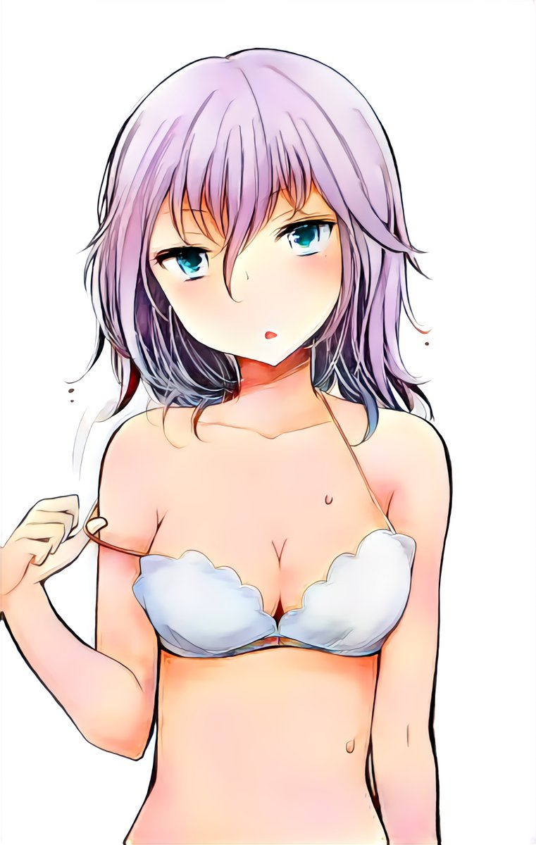 「AIを使った自動着色です!線画と着色後! 」|此ノ木よしるのイラスト