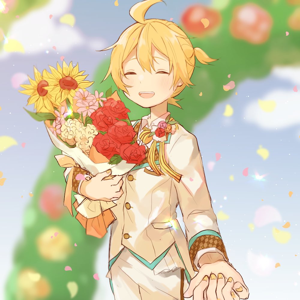 鏡音レン 「💒🔔💕💕 」|さざなみのイラスト