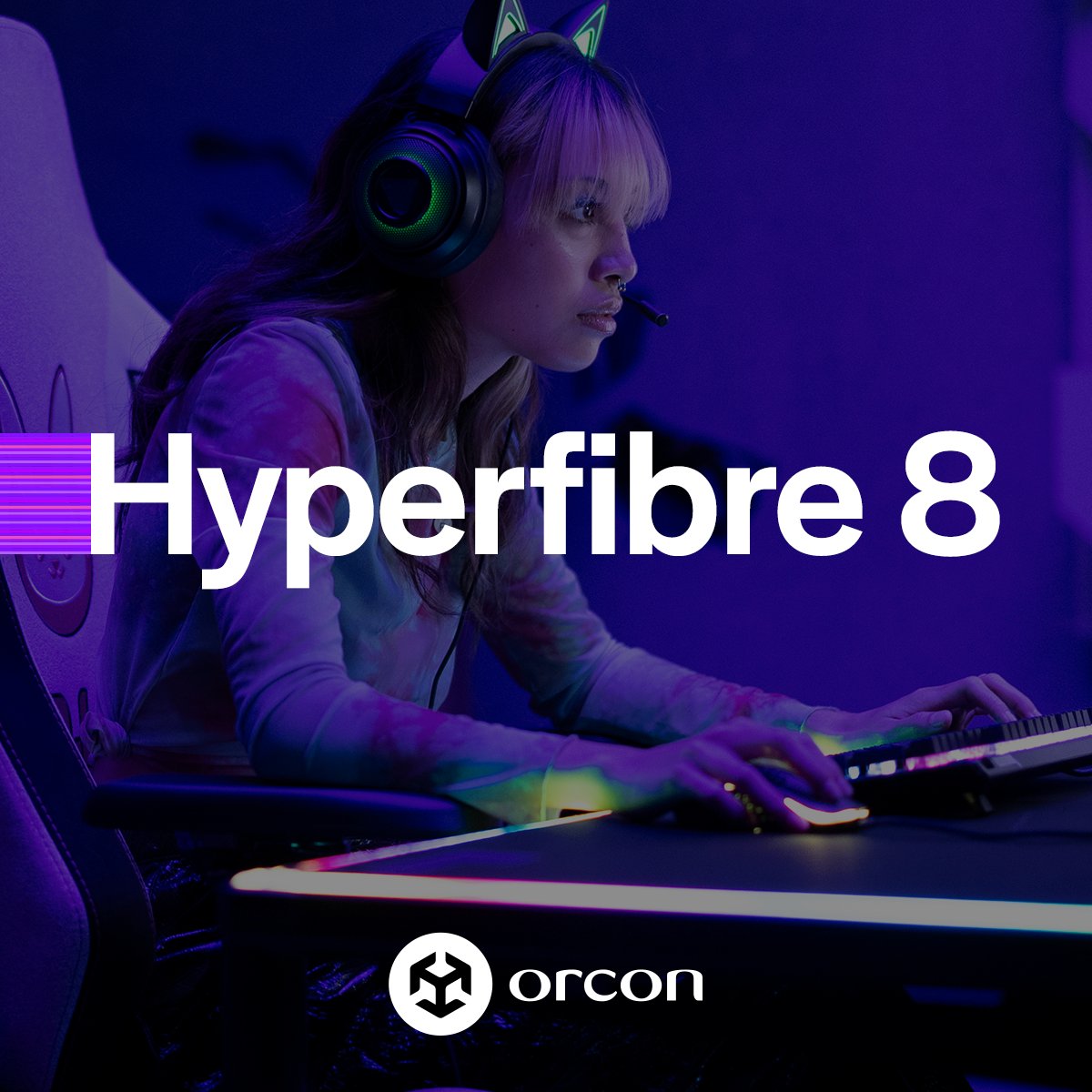 Orcon's tweet image. Hyperfibre 8, with speeds of up to 8000Mbps, is available now in parts of Auckland and Wellington.

Plus, new Hyperfibre 2 and Hyperfibre 4 plans are available in more than 75% of New Zealand towns and cities.

Visit our brand new website for more: orcon.net.nz/hyperfibre