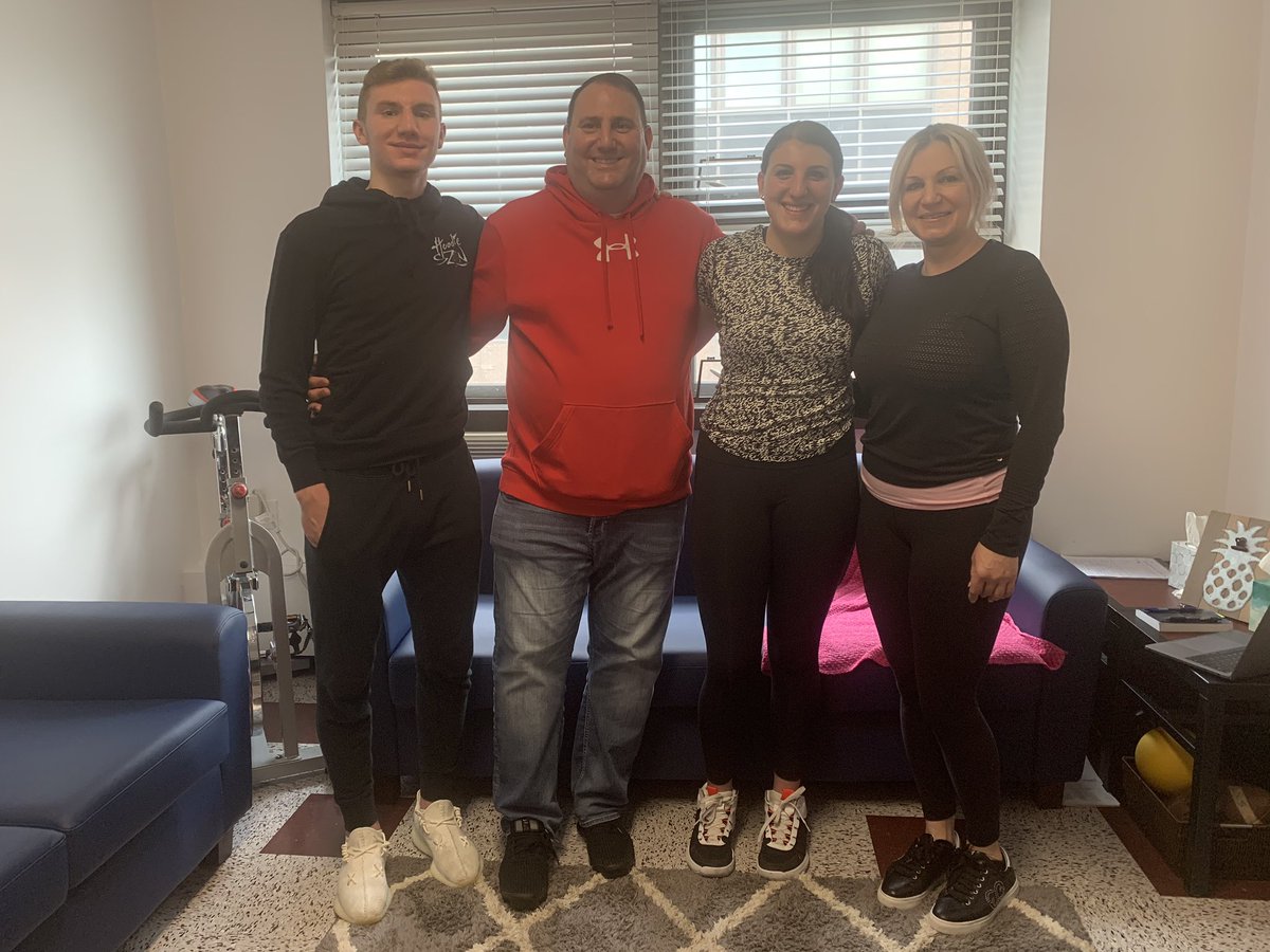 FordhamWBB's tweet photo. Moved in two of our freshman today!! Welcome @TarulF and @sophia_sabino_  to Rose Hill! 🤩🥳 https://t.co/IJ0qrQj9AD