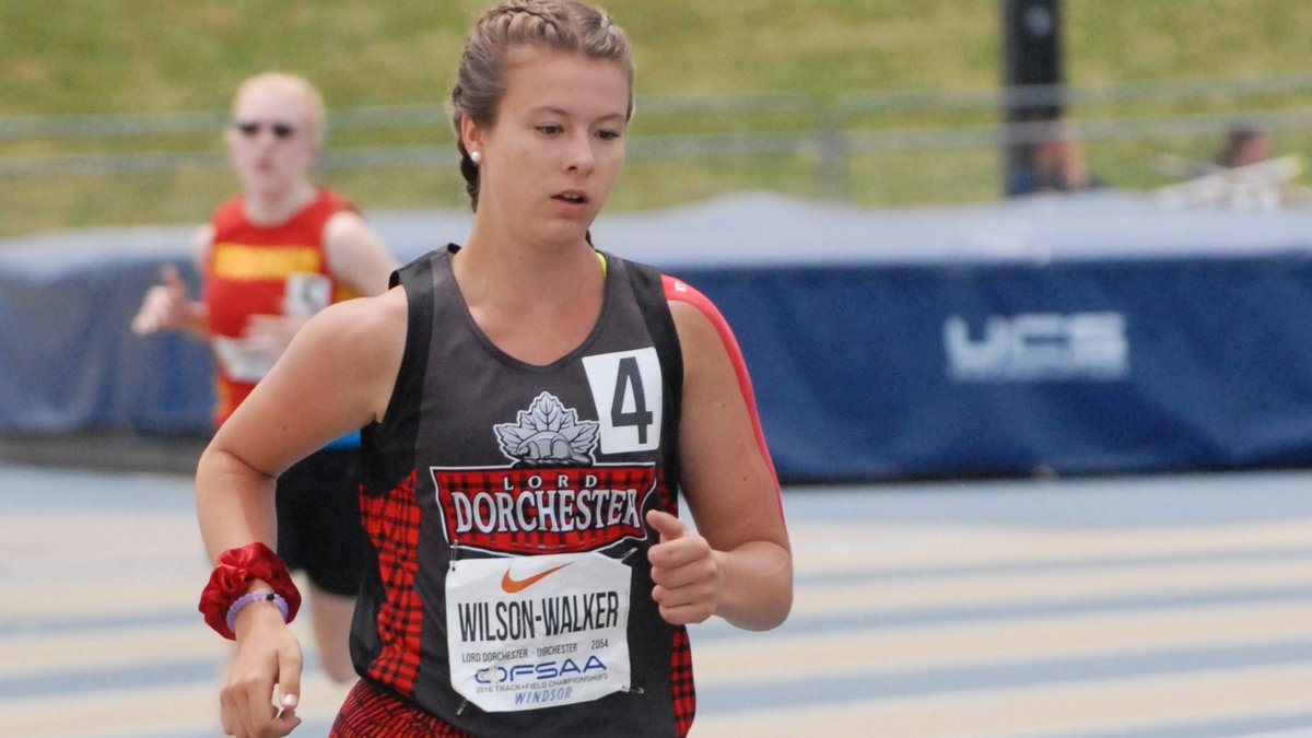 hometownplayca's tweet photo. This week @OFSAATrack in 2016, @Madiewx2, @LordDorchester, wins gold in both the women's ambulatory 100m sprint and 800 metre run, setting an OFSAA record in the 800, while just missing breaking her own record in the 100. https://t.co/8hfyRgXAdW