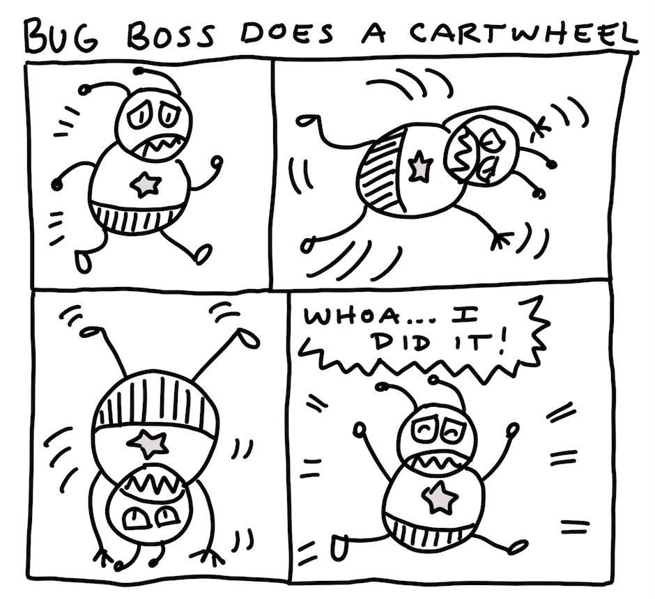 BugBossComic's tweet image. That was actually impressive. Good job, Bug Boss!