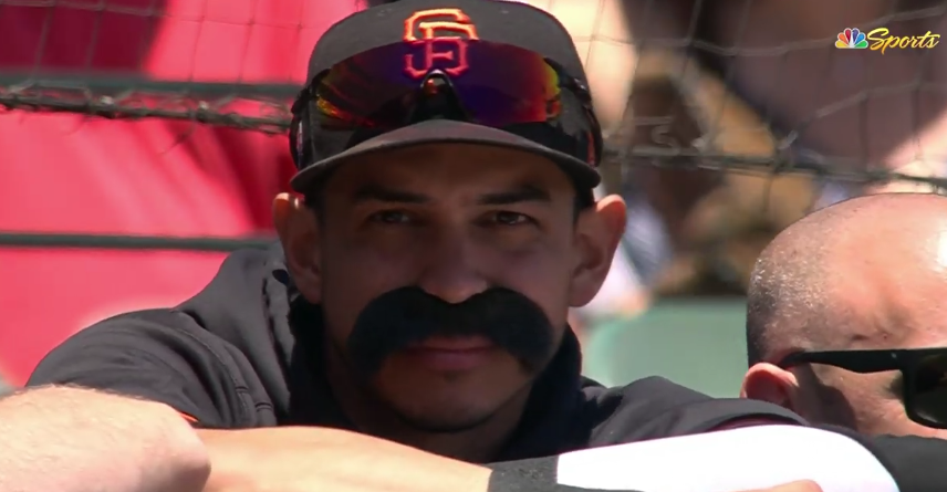 SFGiantsFans's tweet photo. Mustachio Dubón https://t.co/3m3bKgjWPB