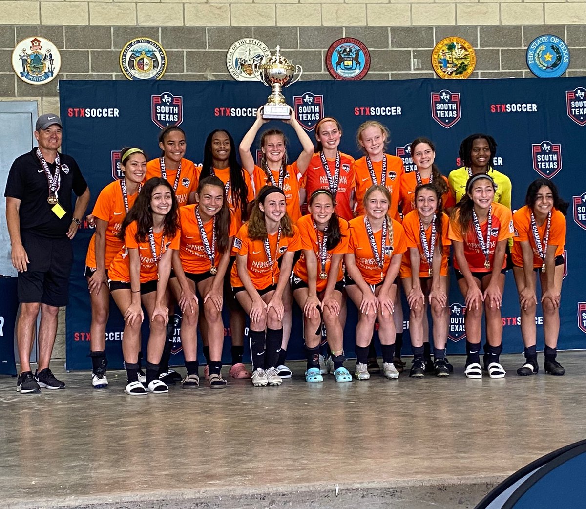Dash 05 GA2 are <a href="/stxsoccer/">South Texas Youth Soccer</a> State Cup CHAMPIONS! Great job, girls! 🥇🏆

Next stop, South Carolina! ✈️⚽️

#dynamodashyouth #ddyga2 #ddyelite #roadtoregionals <a href="/usyouthsoccer/">US Youth Soccer</a> <a href="/HoustonDash/">Houston Dash</a>
