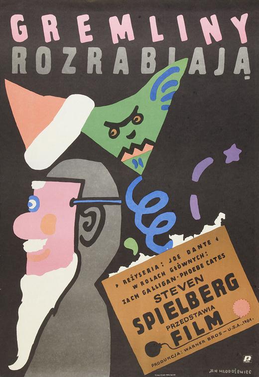 ForeignPosters's tweet photo. Gremlins (1984) - Poland Poster https://t.co/pX02gmrx4w