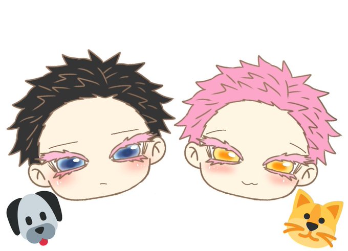 たるとさんがTwitterに投稿した猗窩座(鬼滅の刃)のイラスト。