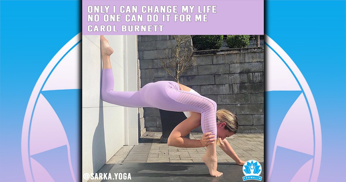 yogwalin's tweet photo. 📌Only I can change my life🎀.No one can do it for me❤️‍🔥. 📕Carol Burnett. 📷 @sarka.yoga 💕@yogwalin 🙏#yogapose #yoga #yogainspiration https://t.co/96vYk6VdFX