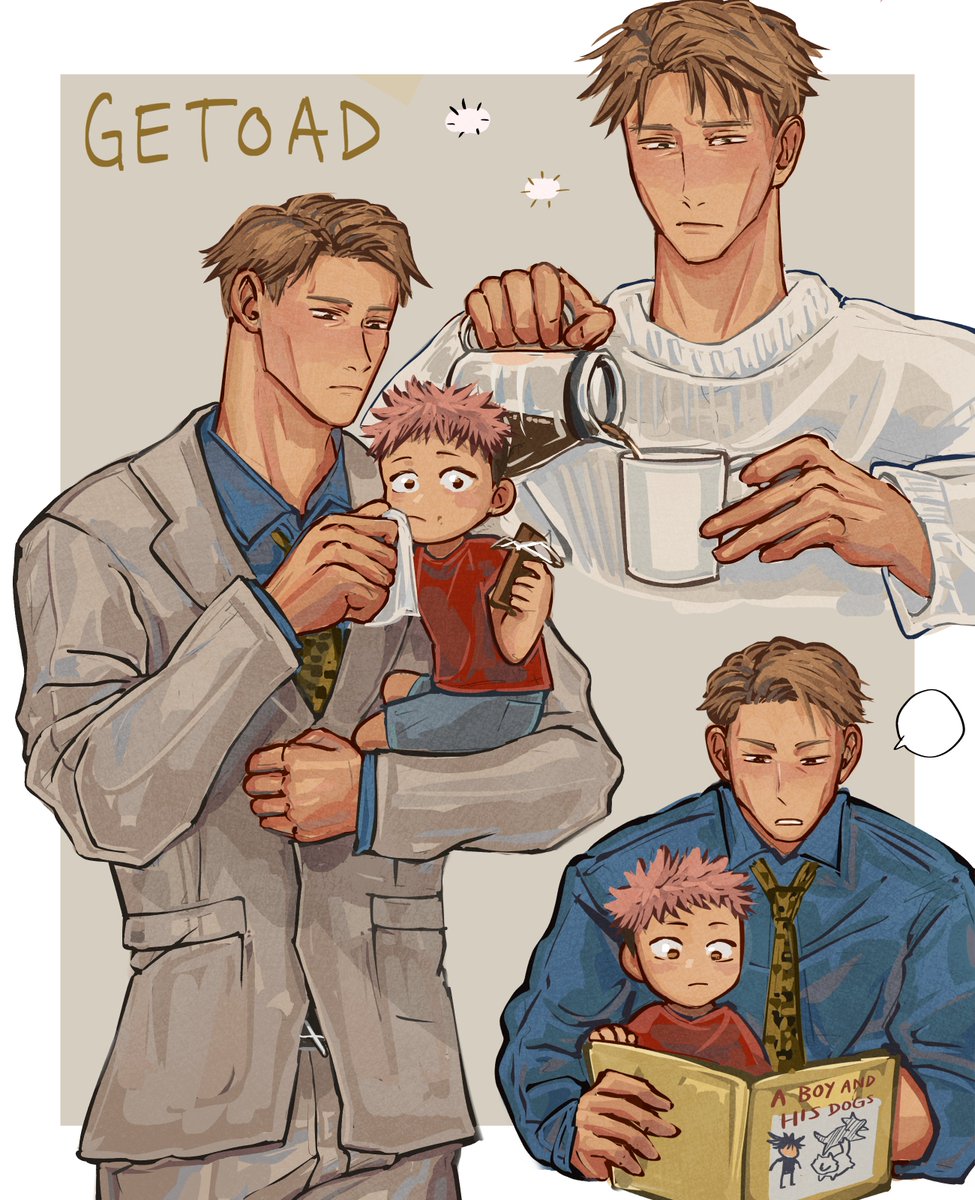 nanami being a dad (repost because shshsh mistake 😭)