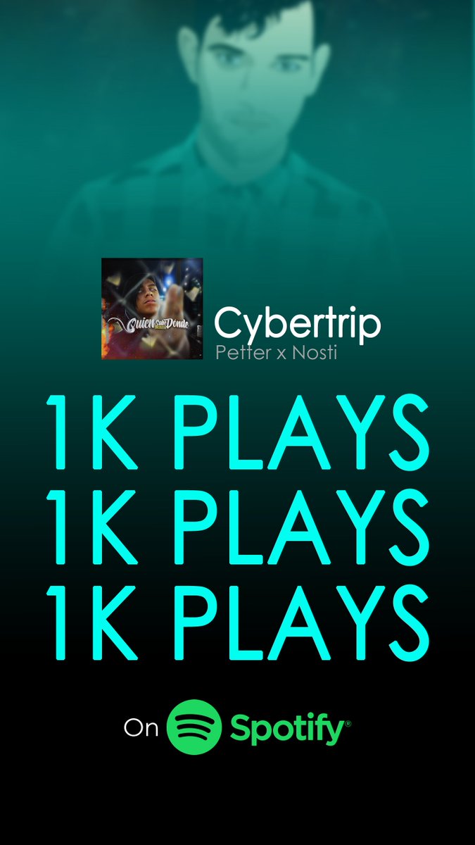 Petter_Music's tweet photo. My birthday gift:

Thanks to everyone for your support, guys🙏🏻.
We've surpassed the 1k plays w/ #Cybertrip on @Spotify  !! And we're just about to get the 2k plays. LET'S GET THOSE 2K AND MORE NOW!!🔥 https://t.co/3UUxKNPkWp