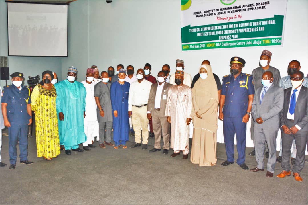 PlatformSunday's tweet image. Adebomi at the Technical Stakeholders meeting for the review of draft National Multi-Sectional Flood Emergency Preparedness and Response Plan today @ NAF Conference Center Jabi, Abuja